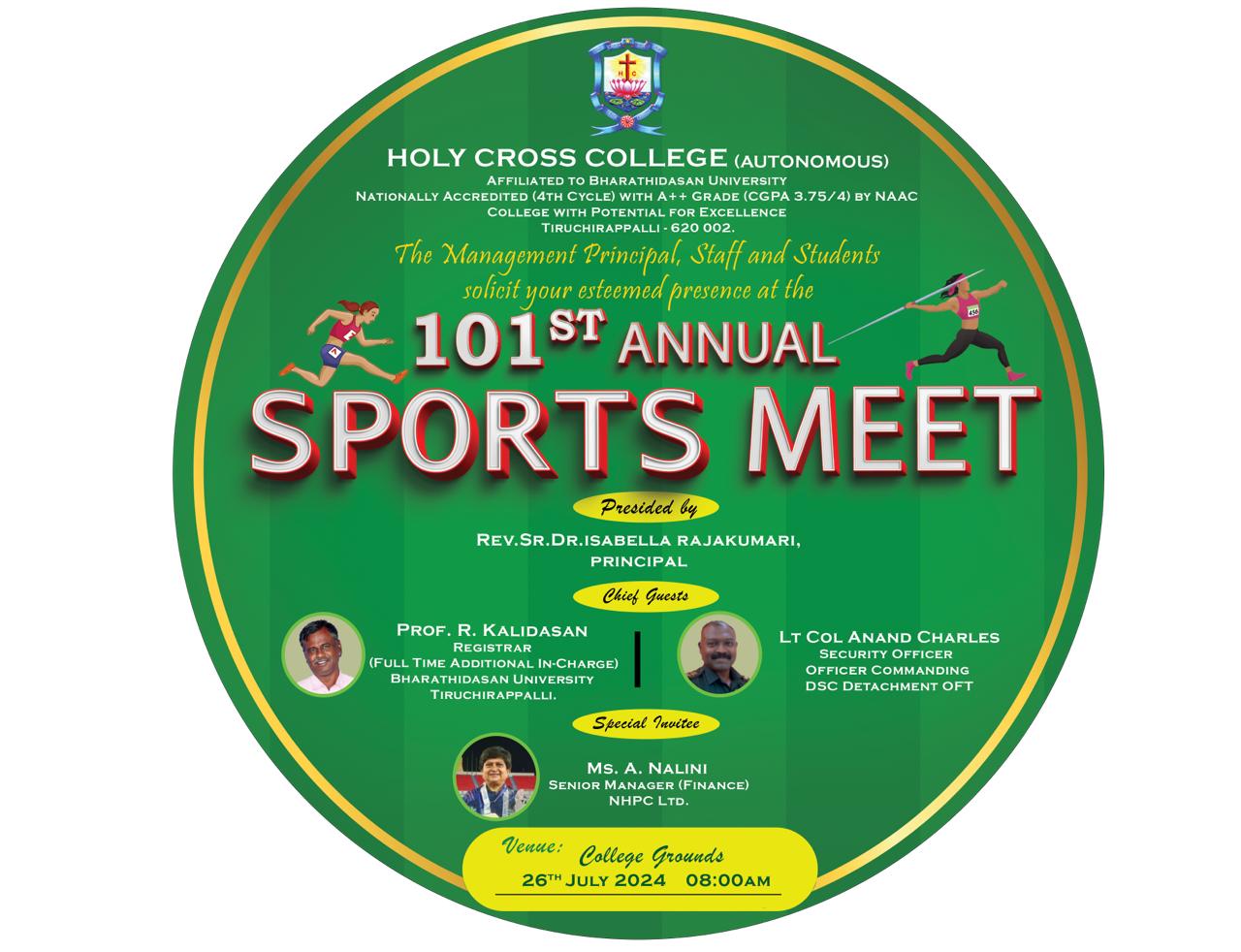 101st Sports Day Invite